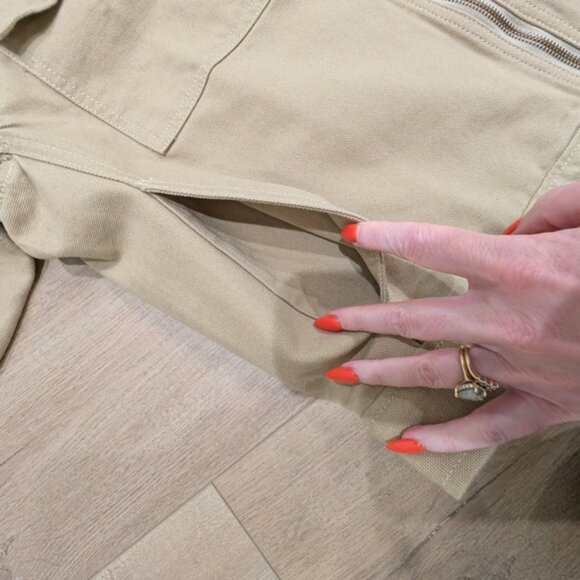 GAP Men's Barn Chore utility jacket Tan Brown M - Picture 9 of 12